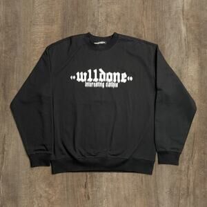 We11done Black Sweatshirt